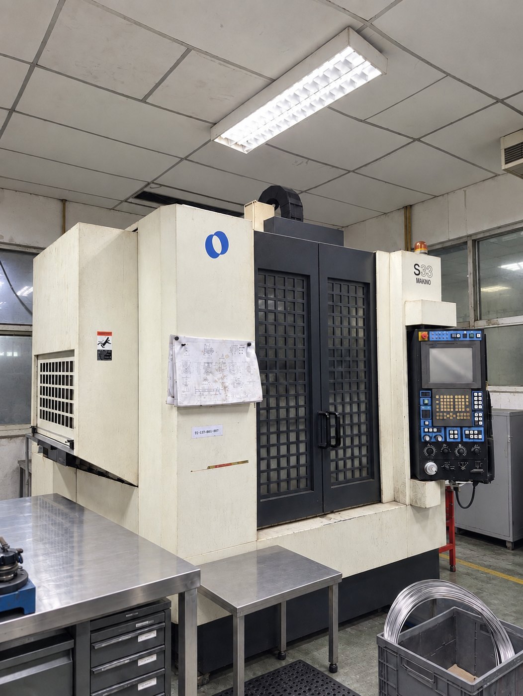 Makino S33 vertical machining center at CPS Machining Thailand CNC milling shop, Bangna, Bangkok